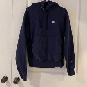 Navy Blue Champion Hoodie UNISEX